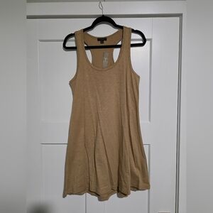 NWT J. Crew Tan Racerback Tank Dress